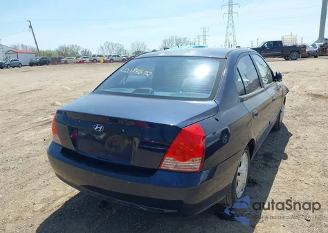 2005 Hyundai Elantra Gls/Gt from USA, damaged, VIN KMHDN46D35U134775